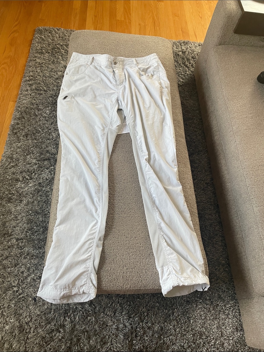 Exofficio Women's White hiking fishing Pants with Insect Shield